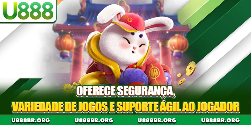 Oferece segurança, variedade de jogos e suporte ágil ao jogador